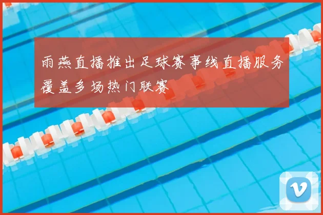 雨燕直播推出足球赛事线直播服务覆盖多场热门联赛