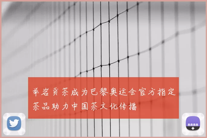 举岩贡茶成为巴黎奥运会官方指定茶品助力中国茶文化传播